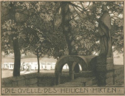 De bron van de heilige herder door Karl Schmoll von Eisenwerth