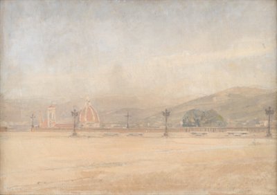 Piazzale Michelangelo bij Florence door Karl Schou