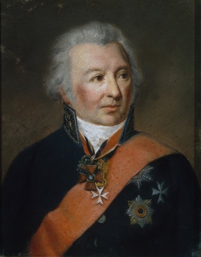 Portret van Alexander Alexandrovich Sablukov 1749-1828, 1819 door Karl Wilhelm Bardou