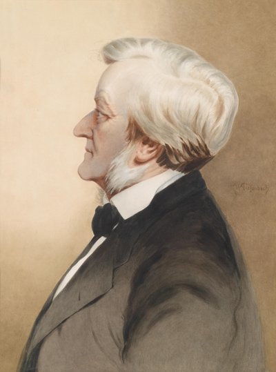 Portret van de componist Richard Wagner 1813-1883 door Karl Wilhelm Diefenbach