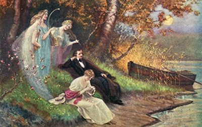 Schumann en Zijn Muzen door Karl or Carl the Younger Schweninger