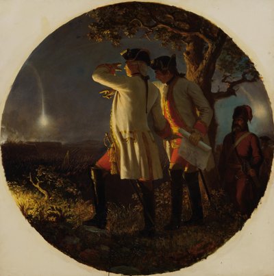 De bestorming van Schweidnitz in 1761 door Karl von Blaas