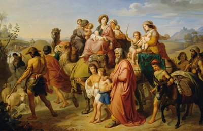 De Terugkeer van Jakob door Karl von Blaas