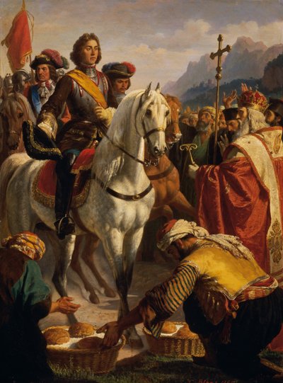 Prins Eugens tocht naar Bosnië 1697 door Karl von Blaas