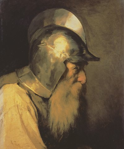 Een Oude Strijder uit de Tijd van de Hugenoten, 1870 door Karlis Fridikh Huns
