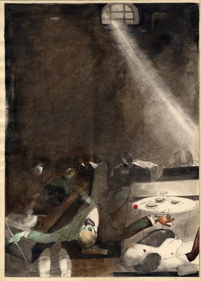 Vijf uur thee in het mortuarium, 1935 door Karlis Padegs