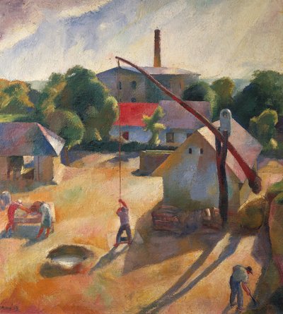 Een Boeren Dorp door Karoly Patko