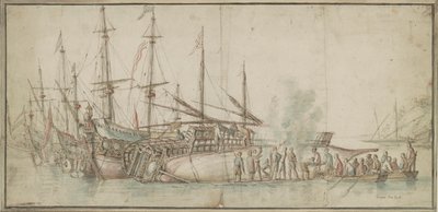 Scheepsreparatie door Kasper van Eyck