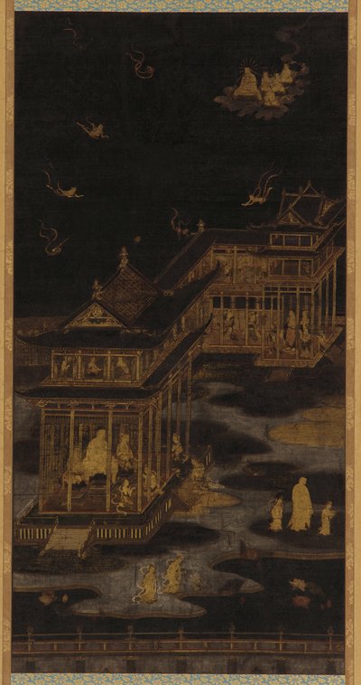 Paradijs van Amida Boeddha Amitabha, Heian periode door Kasuga Kaishi