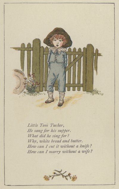 Kleine Tom Tucker door Kate (after) Greenaway