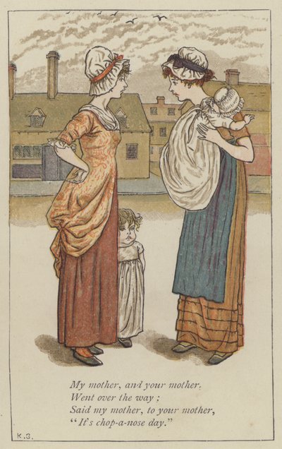 Mijn moeder, en jouw moeder door Kate (after) Greenaway