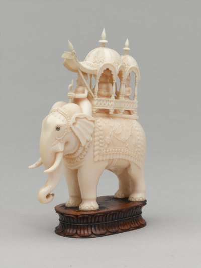 Zwarte koning, schaakstuk, India, ca. 1820 door Kate Elizabeth Bunce