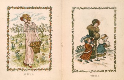 Herfst en Winter door Kate Greenaway