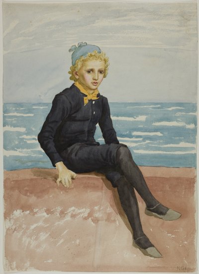 Eddie aan de kust door Kate Greenaway