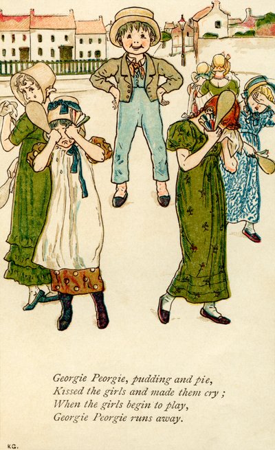 Georgie Peorgie pudding en door Kate Greenaway