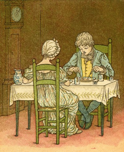 Jack Sprat kon eten door Kate Greenaway