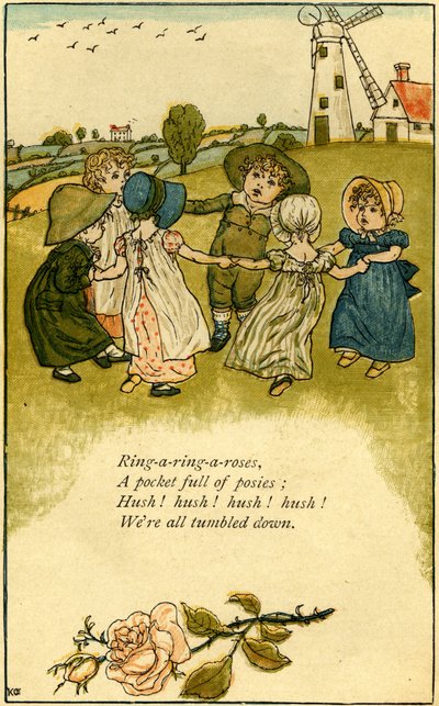 Ring-a-ring-a-roses door Kate Greenaway