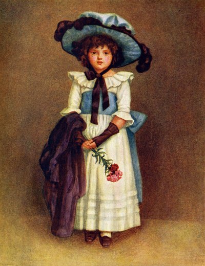 Het kleine model door Kate Greenaway door Kate Greenaway