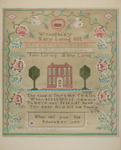 Sampler, c. 1937 door Katherine Hastings
