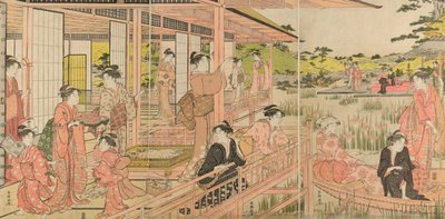 Iristuin door Katsukawa Shuncho