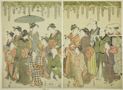 Votiefaanbieding door Katsukawa Shuncho