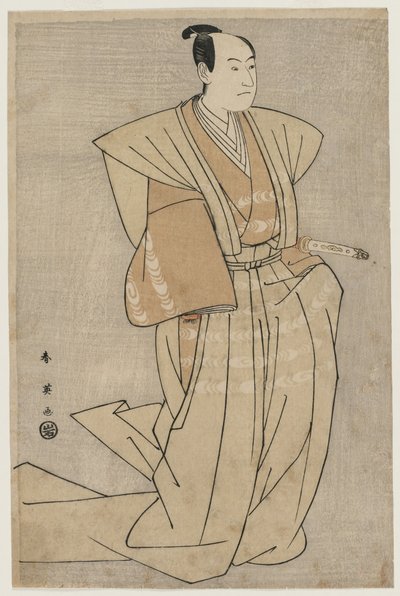 Sawamura Sojuro III als Enya Hangan in Kanadehon Chushingura door Katsukawa Shunei