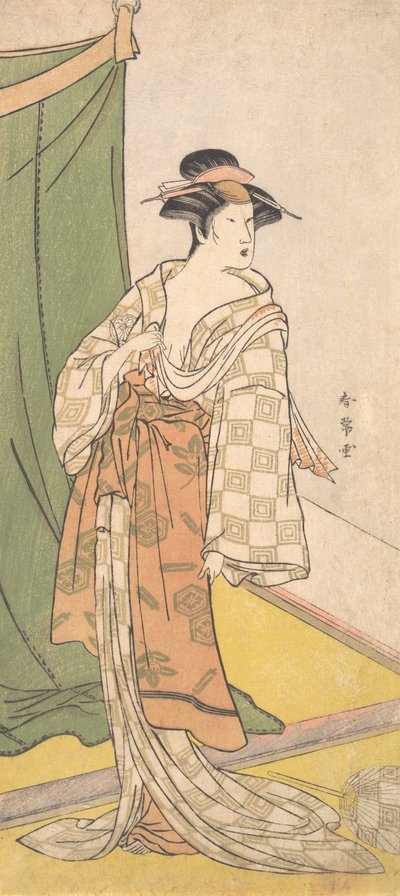 Segawa Kikunojo III, ca. 1785 door Katsukawa Shunjo