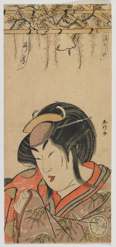 Hamamuraya Roko (Segawa Kikunojo III) Edo periode, late 1780s door Katsukawa Shunko