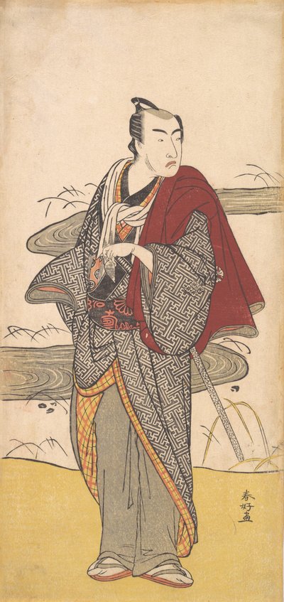 De Acteur Matsumoto Koshiro 4e als een Man, ca. 1780 door Katsukawa Shunko