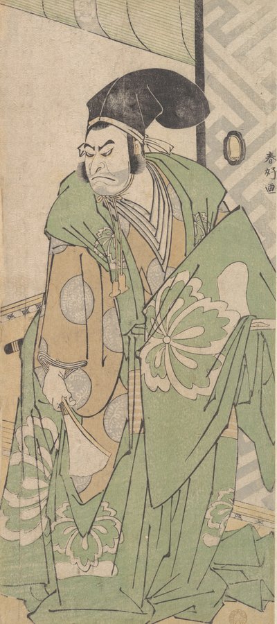 De eerste Nakamura Nakazo in de rol van Ko no Moronao, juni 1786 door Katsukawa Shunko