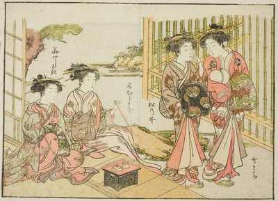 Courtisanes van de Matsubaya, uit het boek 