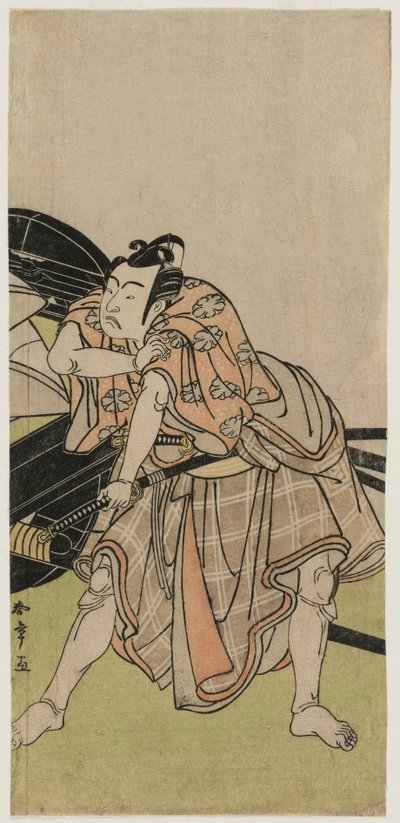Ichikawa Yaozo II als Sakuramaru, 1776 door Katsukawa Shunsho