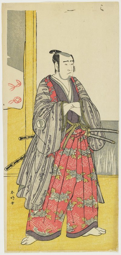Sawamura So_ju_ro_ III als Yazama Ju_taro_, c. 1789 door Katsukawa Shunsho
