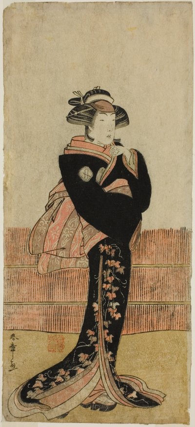 De Acteur Azuma Tozo III in een Onbekende Rol door Katsukawa Shunsho
