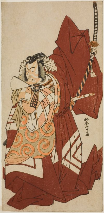 De Acteur Ichikawa Danjuro V als Hannya no Goro in het Toneelstuk Sugata no Hana Yuki no Kuronushi, Opgevoerd in het Nakamura Theater in de Elfde Maand, 1776 door Katsukawa Shunsho
