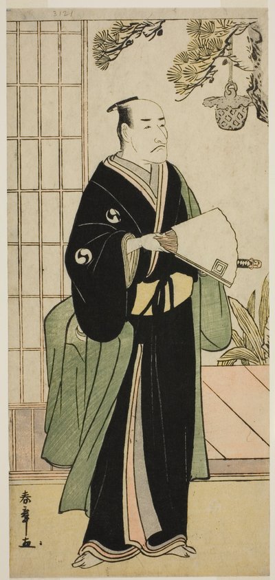 De Acteur Ichikawa Danjuro V als Oboshi Yuranosuke in het Toneelstuk Kanadehon Chushingura, Opgevoerd in het Nakamura Theater in de Vijfde Maand, 1783 door Katsukawa Shunsho