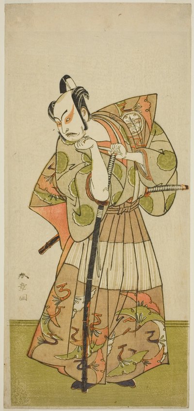 De acteur Nakamura Juzo II in een niet-geïdentificeerde rol door Katsukawa Shunsho