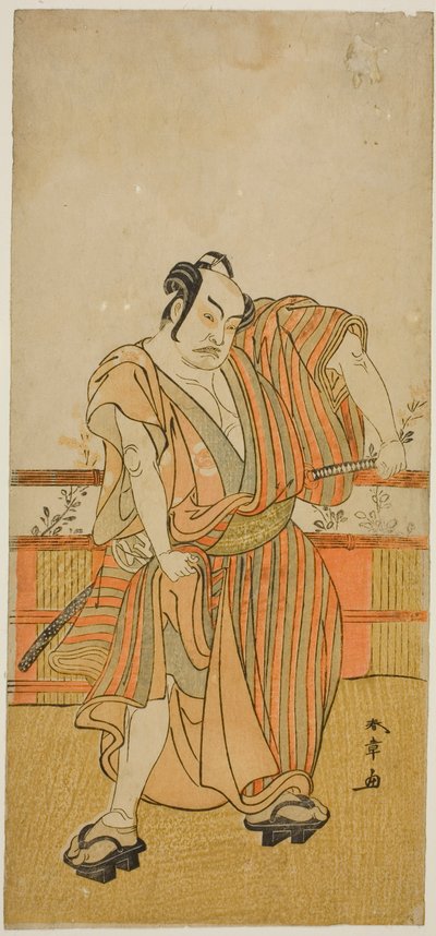 De Acteur Nakamura Sukegoro II in een Onbekende Rol door Katsukawa Shunsho