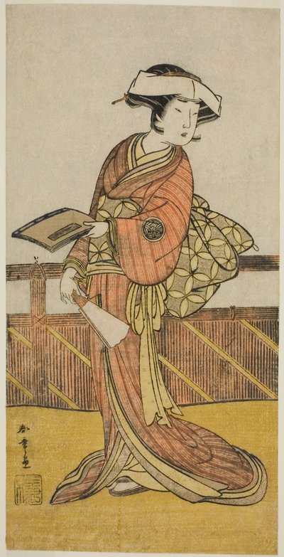 De Acteur Yamashita Kinsaku II als Oishi (?) in het Toneelstuk Kanadehon Chushin Nagori no Kura (?), Opgevoerd in het Nakamora Theater (?) in de Negende Maand, 1780 (?) door Katsukawa Shunsho