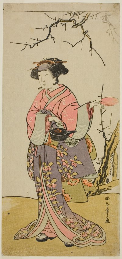 De Acteur Yamashita Kinsaku II in een Ongeïdentificeerde Rol door Katsukawa Shunsho