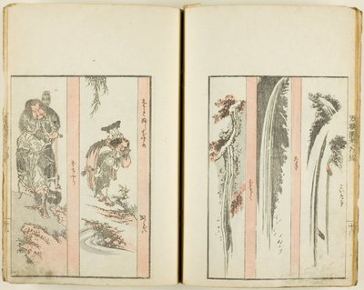 Banshoku zuko, een deel van 5 gepubliceerd door Katsushika Hokusai