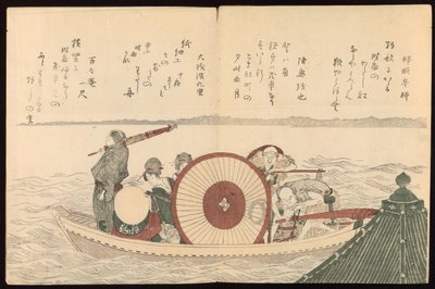 Vogels van de hoofdstad (Miyakodori) door Katsushika Hokusai
