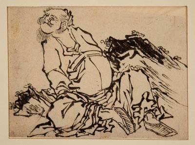 Chinese krijger door Katsushika Hokusai