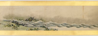 Detail van Handrol met Diverse Beelden, Edo Periode door Katsushika Hokusai