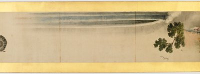 Detail van Handrol met Diverse Beelden, Edo Periode door Katsushika Hokusai