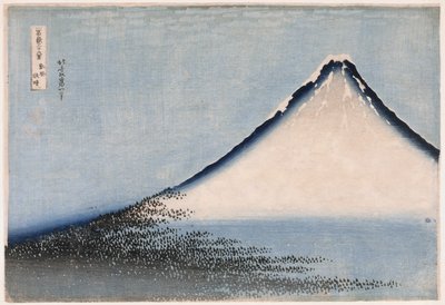Fijne Wind, Helder Weer, variant editie, uit de serie Zesendertig Zichten op de Berg Fuji, c. 1831 door Katsushika Hokusai