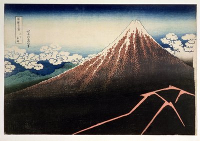 Fuji boven de Bliksem