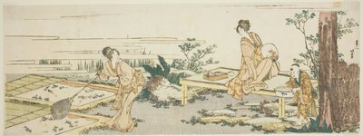 Goudvisboerderij door Katsushika Hokusai