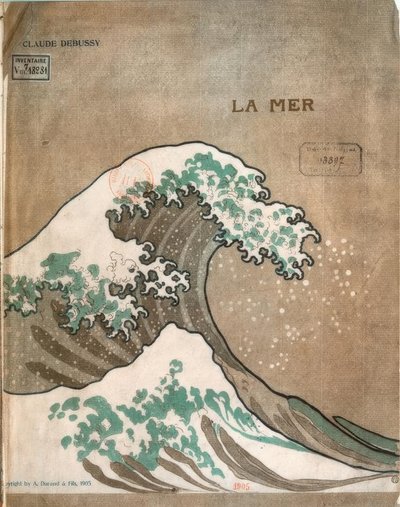 De zee door Katsushika Hokusai
