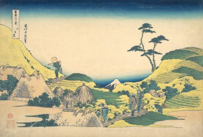 Lower Meguro Shimo Meguro, uit de serie Zesendertig gezichten op de berg Fuji, ca. 1830-32 door Katsushika Hokusai